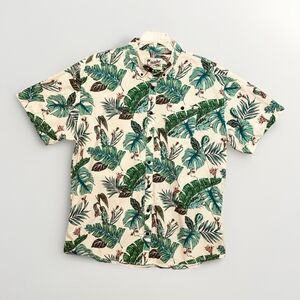 Howler Brothers Shirt Mansfield Tropical Mens XXL Short Sleeve 100% Cotton